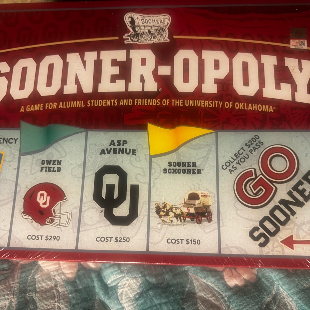 Sooner-Opoly Board Game - Red Edition